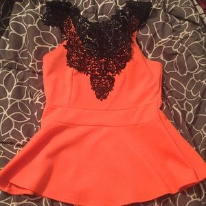 Sleeveless top from Charlotte Russe, large